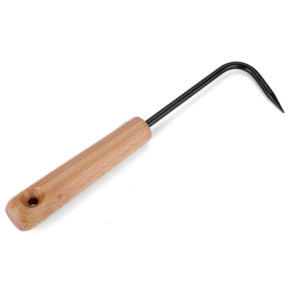 Root Hook Tool - Sağlam Demir Bonsai Kök Kancası Ahşap