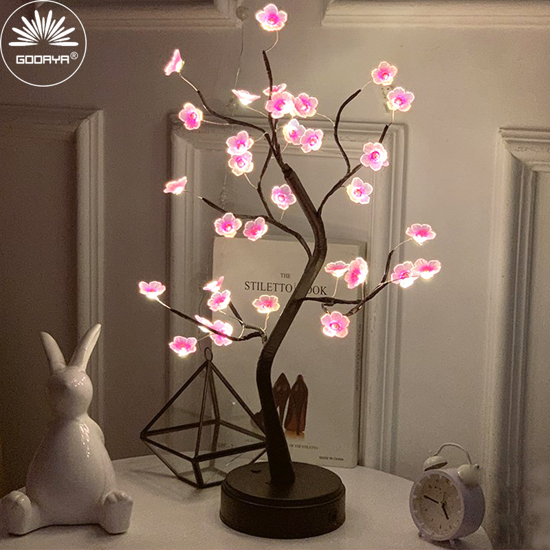 Bonsai Garden Dc - Masa Ağacı Gece Lambası Akülü Dokunmatik