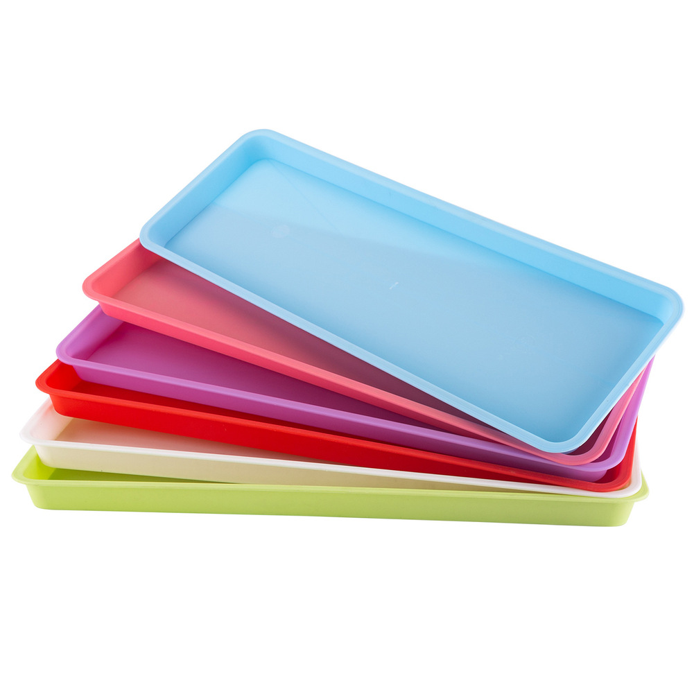 Drip Tray Saucer - Plastik Saksı Altlıkları 6 Adet Dikdörtgen