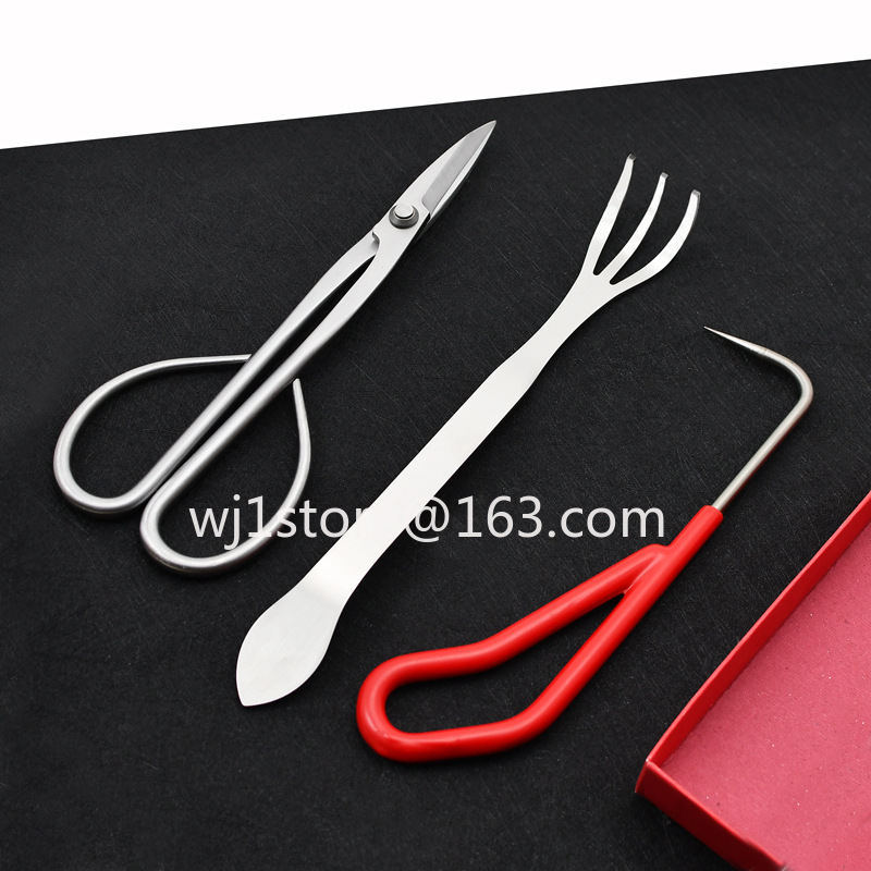 Root Hook Tool - Paslanmaz çelik bonsai makası bahçe budama
