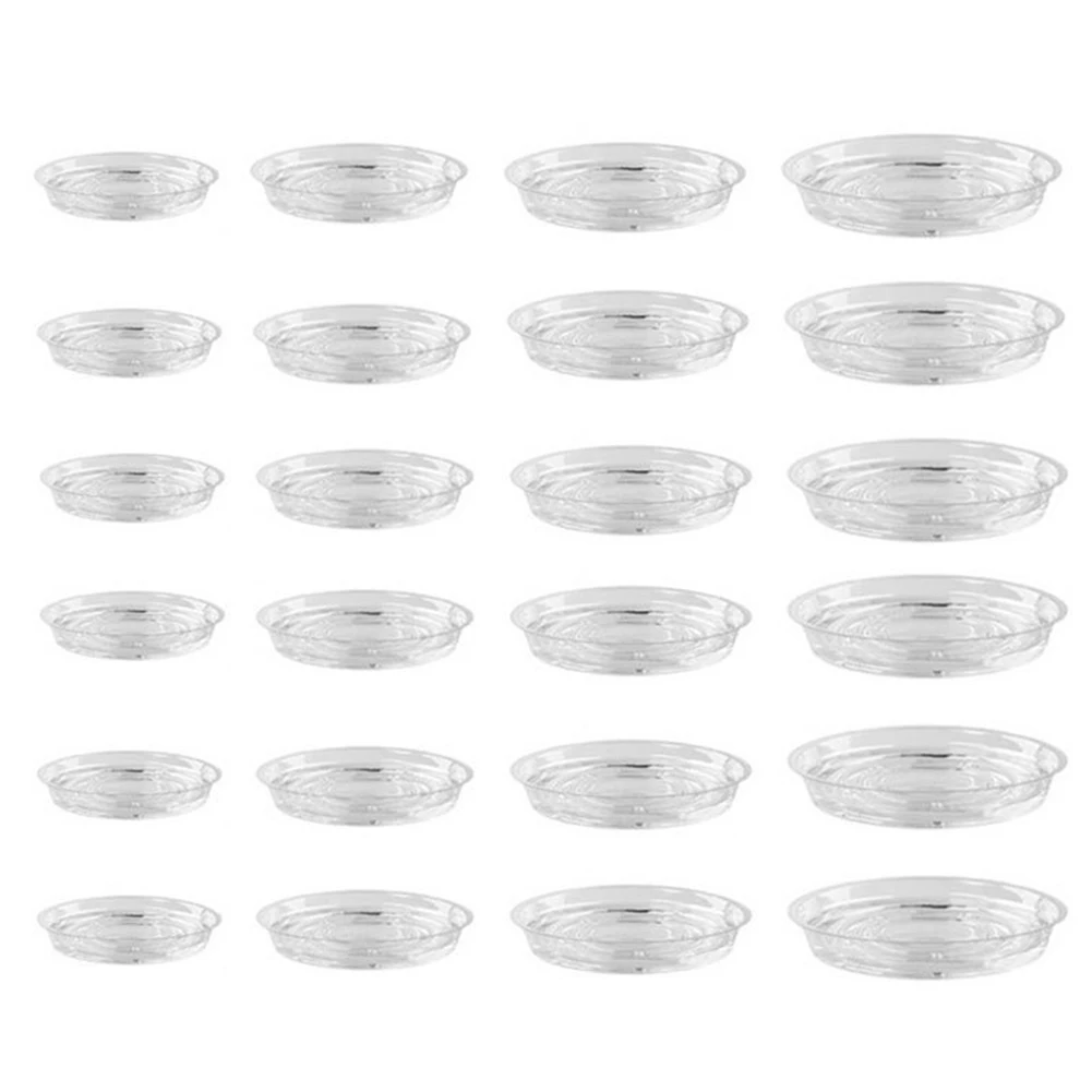Drip Tray Saucer - 10/24 adet Plastik Bitki Tabağı 6/8/10/12