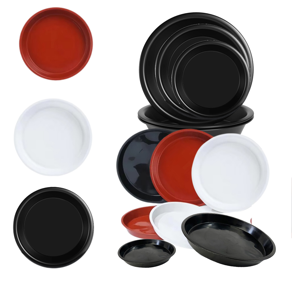 Drip Tray Saucer - 3-5 adet dayanıklı plastik bitki tabağı