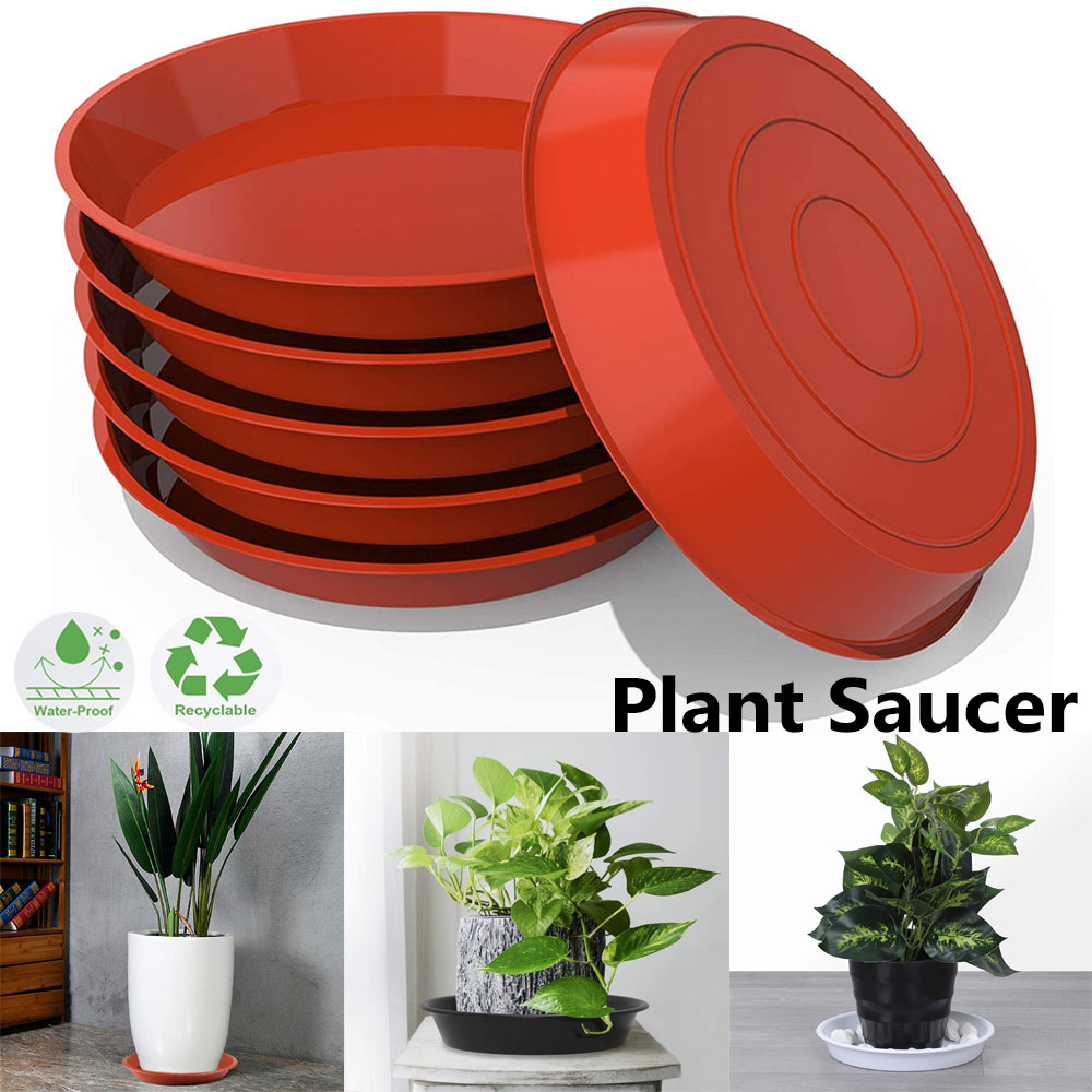 Drip Tray Saucer - 3 Adet Bahçe Yuvarlak Saksı Damlama