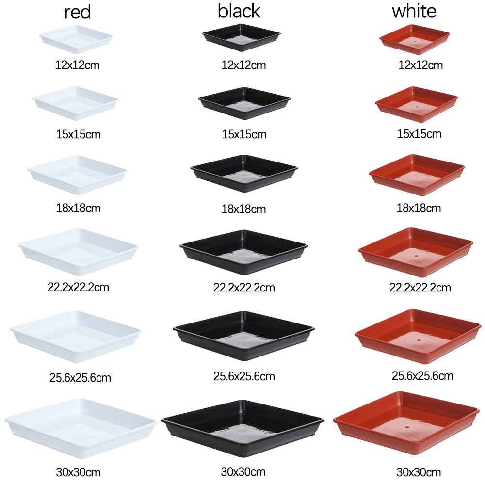 1 adet plastik saksı kare plas - Drip Tray Saucer incelemesi ve fiyatı