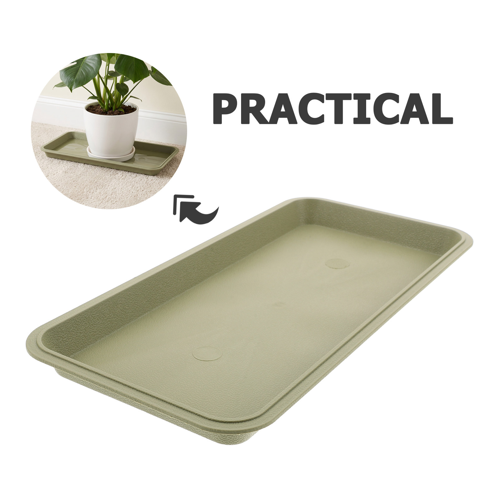 Dikdörtgen Plastik Saksı Tepsi - Drip Tray Saucer incelemesi ve fiyatı