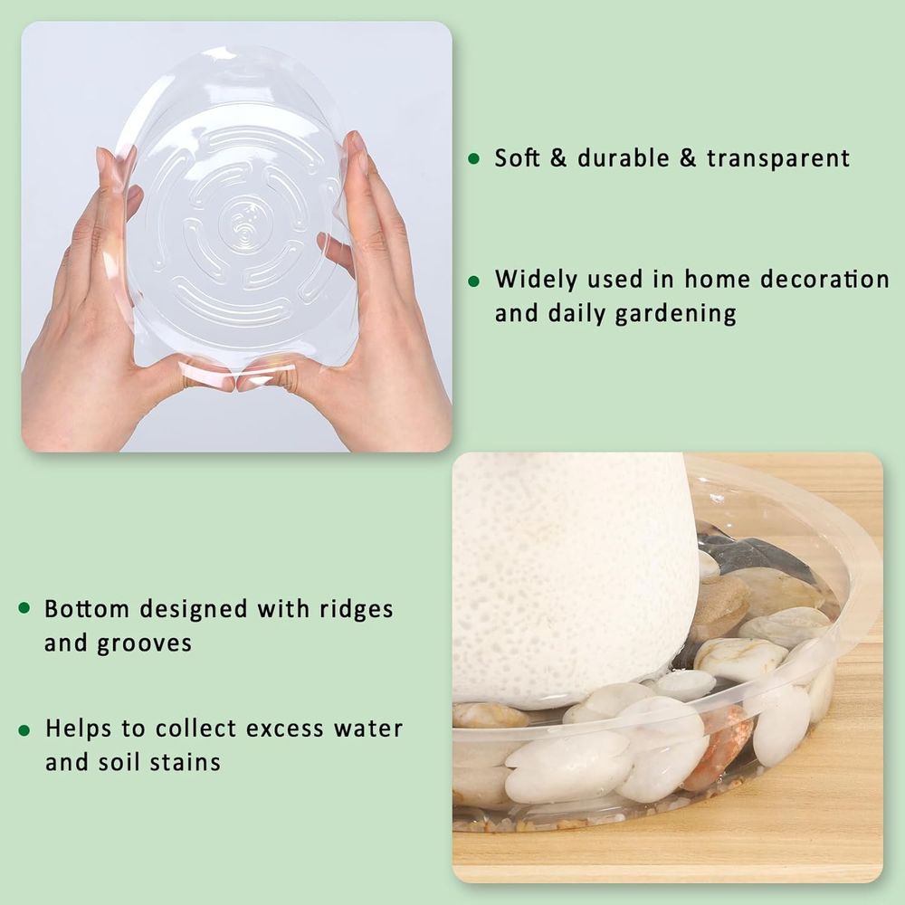 40'lı Şeffaf Bitki Altlıkları  - Drip Tray Saucer incelemesi ve fiyatı