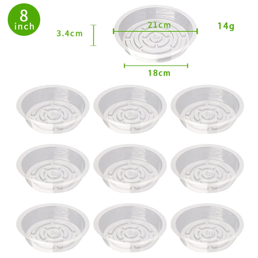 10/24 adet Plastik Bitki Tabağ - Drip Tray Saucer incelemesi ve fiyatı