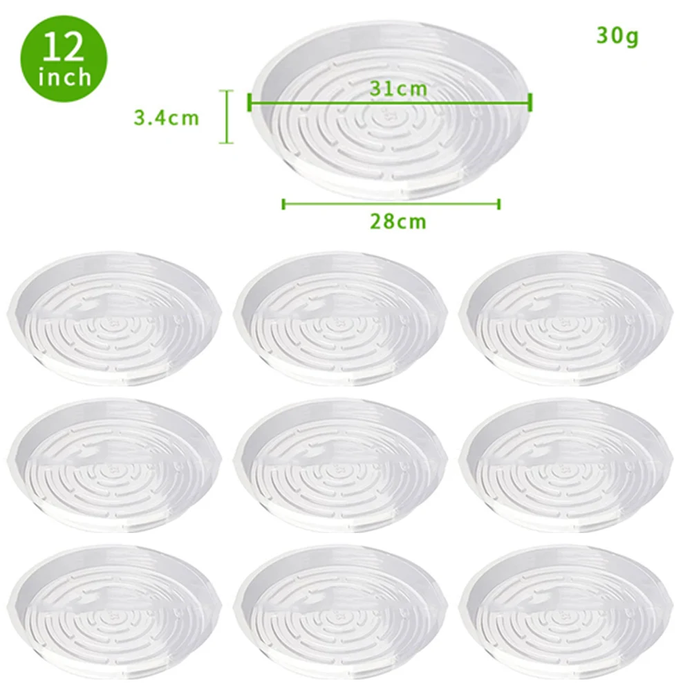 10/24 adet Plastik Bitki Tabağ - Drip Tray Saucer incelemesi ve fiyatı