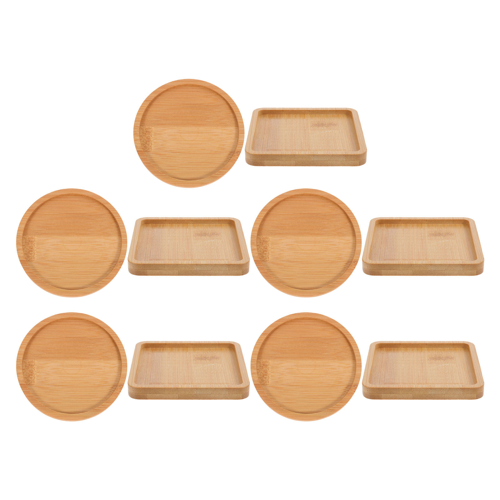 10 Adet Bambu Bardak Altlığı,  - Drip Tray Saucer incelemesi ve fiyatı