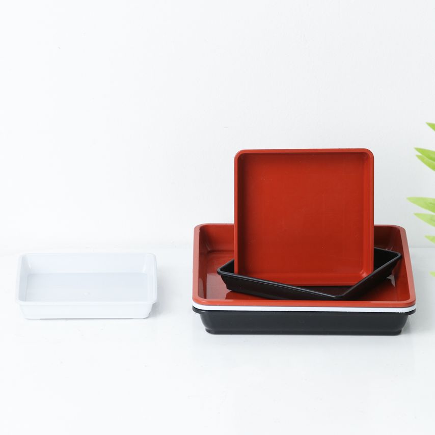 Kare şekli plastik tabaklar ka - Drip Tray Saucer incelemesi ve fiyatı