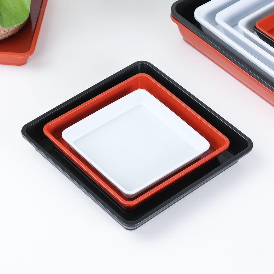 Kare şekli plastik tabaklar ka - Drip Tray Saucer incelemesi ve fiyatı